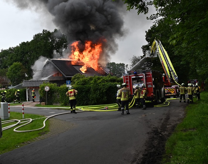 POL-ROW: POL-ROW: ++Fahrer unter Alkoholeinfluss gestoppt++Brand eines Einfamilienhauses++Einschleichdiebstahl in Hemslingen++Fahrraddieb gestellt