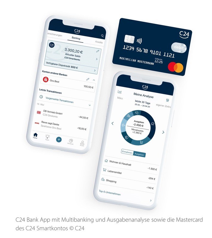 DKI-Auszeichnung: C24 Bank hat die beste Multibanking App