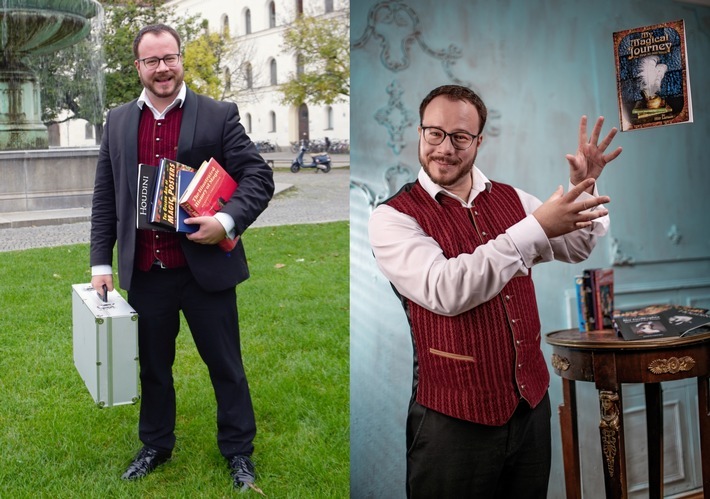 "Der Zauber-Professor von der Uni". Weiterer Text über ots und www.presseportal.de/nr/138228 / Die Verwendung dieses Bildes ist für redaktionelle Zwecke honorarfrei. Veröffentlichung bitte unter Quellenangabe: "obs/Zauberkunst"
