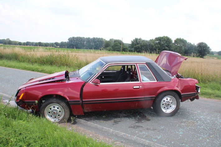 POL-COE: Olfen, Vinnum, Lützowstraße/Zwei Männer bei Unfall verletzt