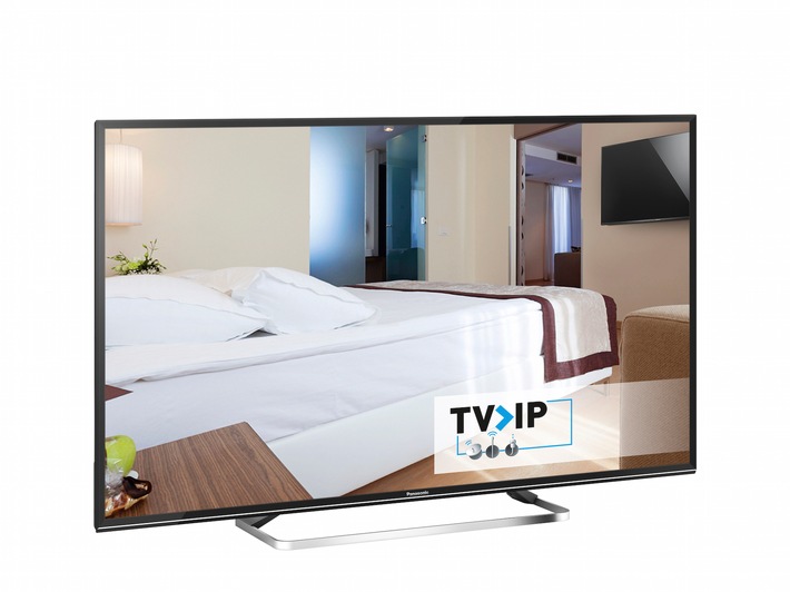 Hotel-TV/Hospitality-Lösungen von Panasonic / Innovative TV&gt;IP-Signalverteilung ermöglicht smarte und energieeffziente Hotel-/TV-Lösungen, die den Kosten- und Installationsaufwand deutlich reduzieren