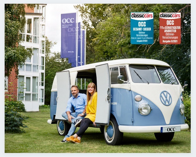 OCC günstigster Anbieter und Gesamtsieger / Versicherungsvergleich bei CLASSIC CARS 