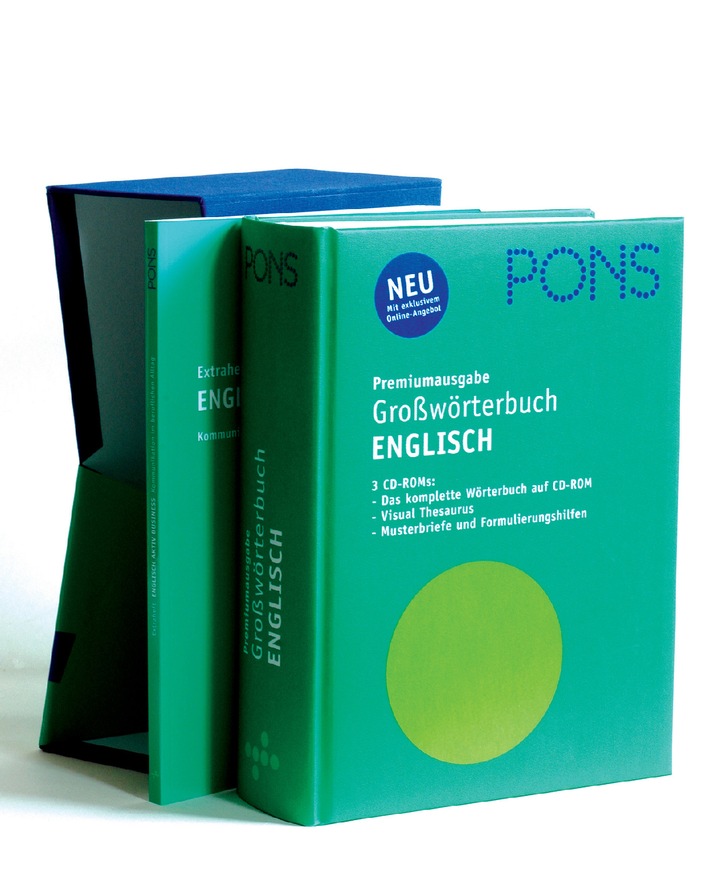 Neue Geschenkidee: Gigantisches PONS Großwörterbuch Englisch - die neue Premium-Klasse unter den Wörterbüchern / Über 550.000 Übersetzungen auf höchstem Niveau - in edlem Leineneinband