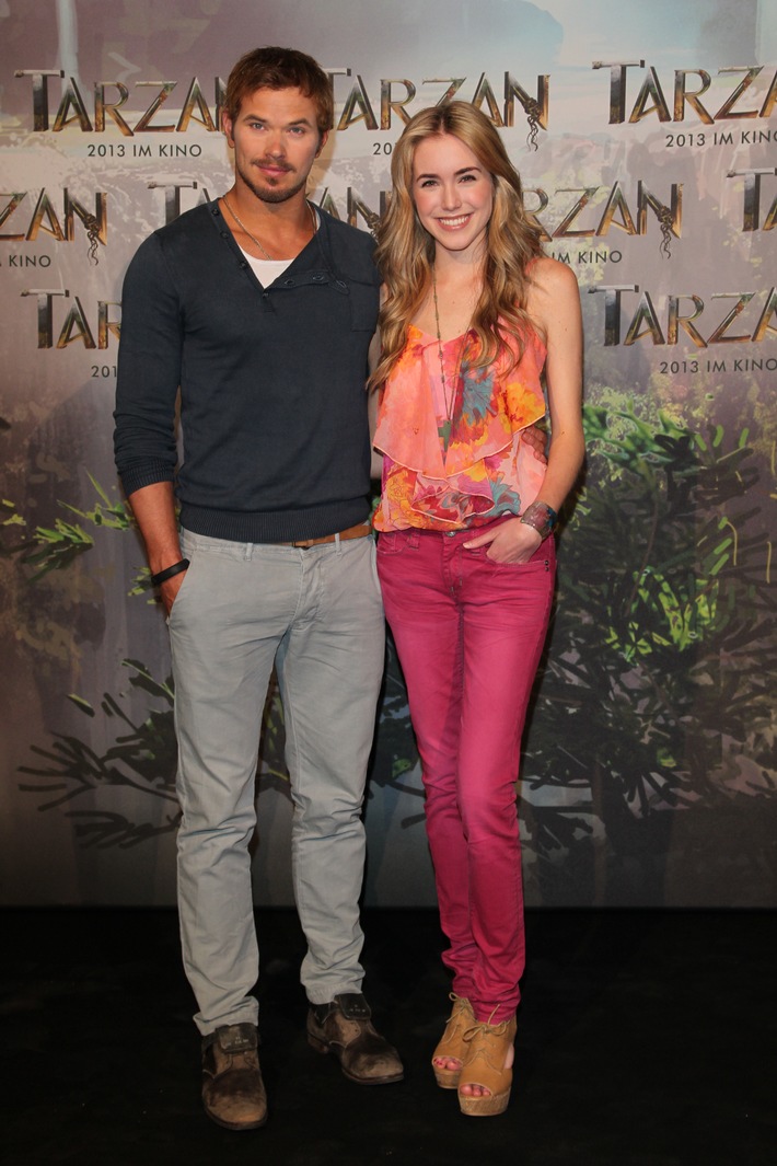 TARZAN / Hollywood in München: Tarzan und Jane schwingen an Lianen (BILD)