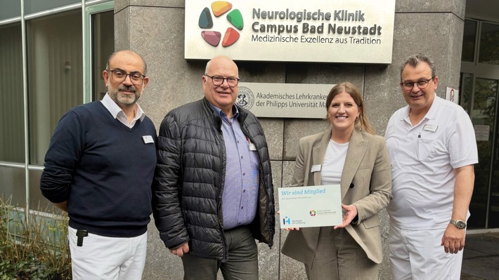 RHÖN-KLINIKUM Campus Bad Neustadt ist Mitglied der Deutschen Hirnstiftung / Gemeinsam für eine starke neurologische Versorgung