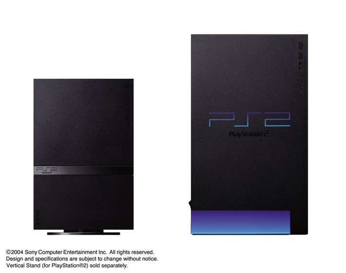 PlayStation®2 se procure un nouveau design: plus petite, plus mince et prête à l