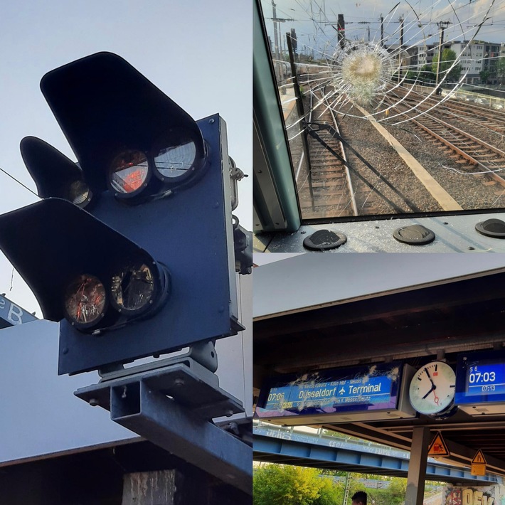 BPOL NRW: Beschädigungen von Zügen und Anlagen der Bahn - Bundespolizei ermittelt in Köln, Opladen und im Rhein-Sieg-Kreis