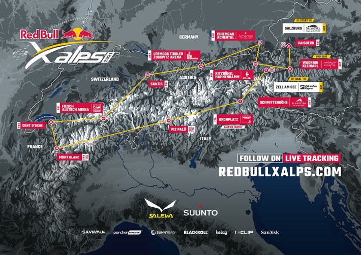 Red Bull X-Alps 2021 Bis zum Mont Blanc - und zurück: Fiesch in der Aletsch Arena ist als Turnpoint mit dabei