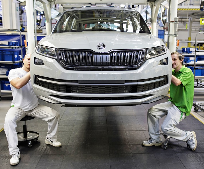 250.000ster KODIAQ gefertigt: Neuer Meilenstein der SUV-Offensive von SKODA
