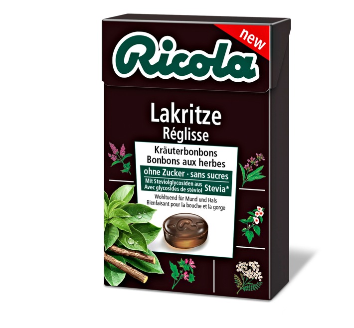 Ricola lanciert Lakritze in der Deutschschweiz (BILD)