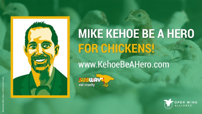 Subway president Mike Kehoe can become a hero