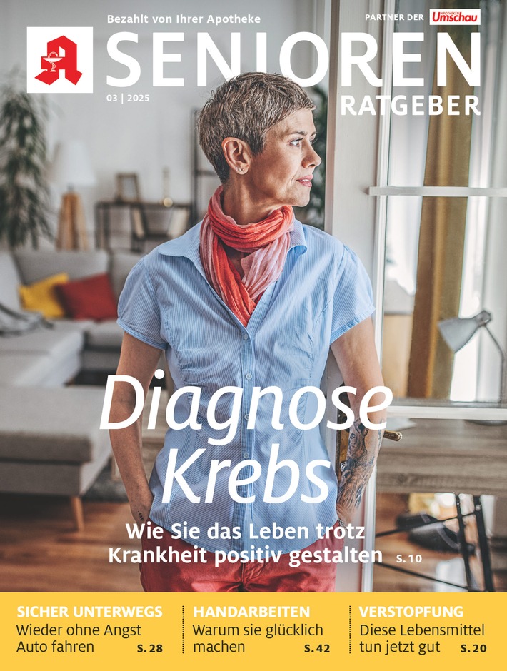 Krebs im Alter: Nicht allein durch schwere Zeiten / Viele Menschen, die an Krebs erkranken, sind über 65 Jahre alt. Der "Senioren Ratgeber" berichtet, was Betroffenen hilft