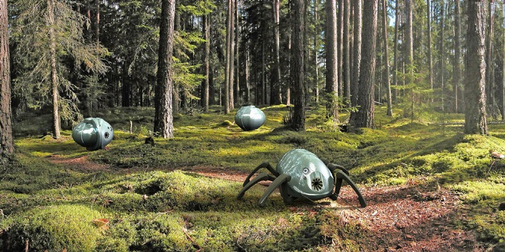 Der Robo-Käfer, der Waldbrände bekämpft