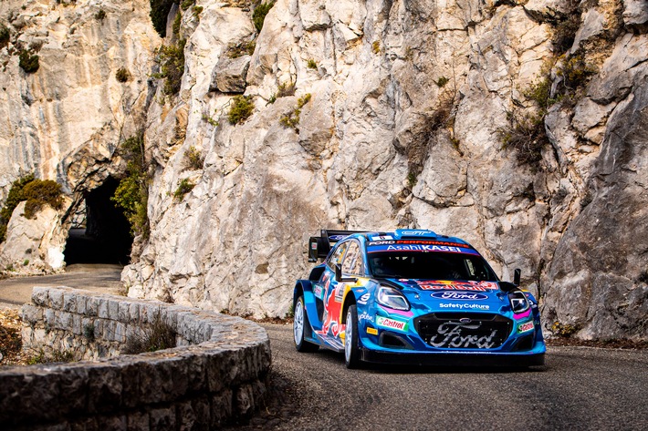 M-Sport Ford startet mit solidem "Monte"-Resultat in die neue Rallye-WM-Saison