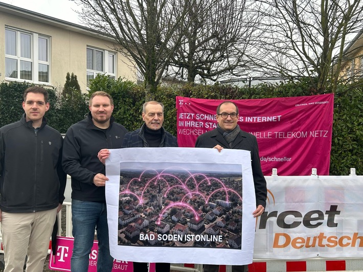 Glasfaser-Internet der Telekom jetzt überall in Bad Soden am Taunus verfügbar