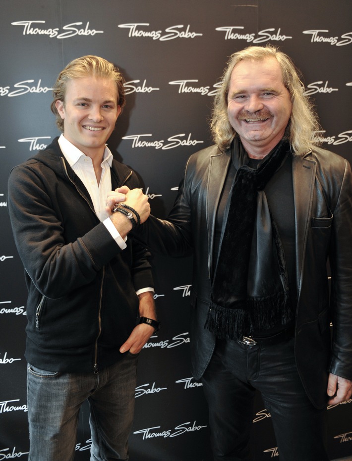 THOMAS SABO in Pole-Position mit NICO ROSBERG (mit Bild)