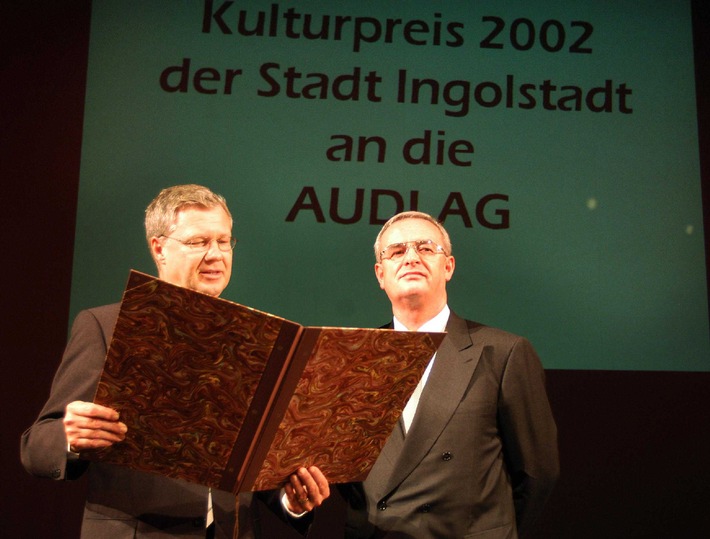 Audi erhält Kulturpreis der Stadt Ingolstadt