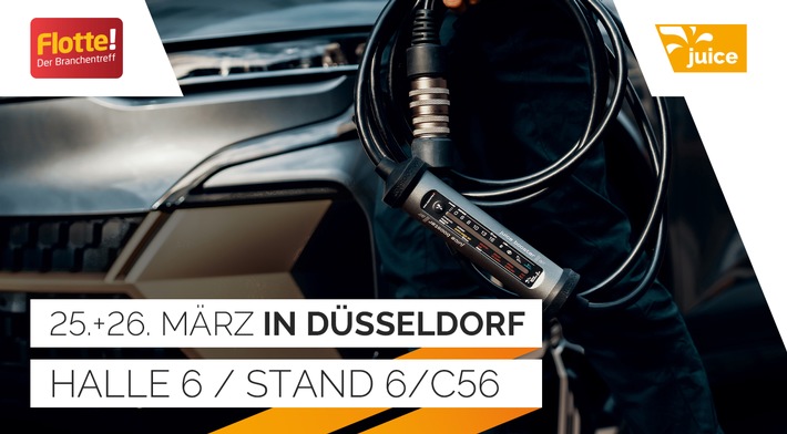 Aktuelle Pressemeldung: Juice an der Fachmesse "Flotte! Der Branchentreff 2026"