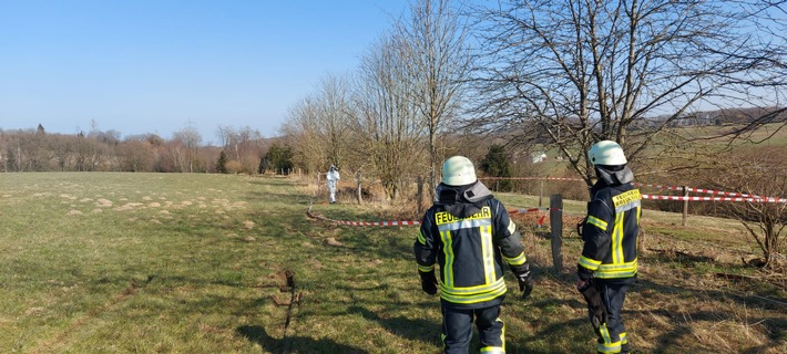 FW-EN: Kleinbrand entwickelt sich zu Bombenfund