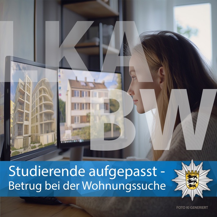 LKA-BW: Betrug bei der Wohnungssuche: Das Landeskriminalamt Baden-Württemberg gibt Tipps für Studierende