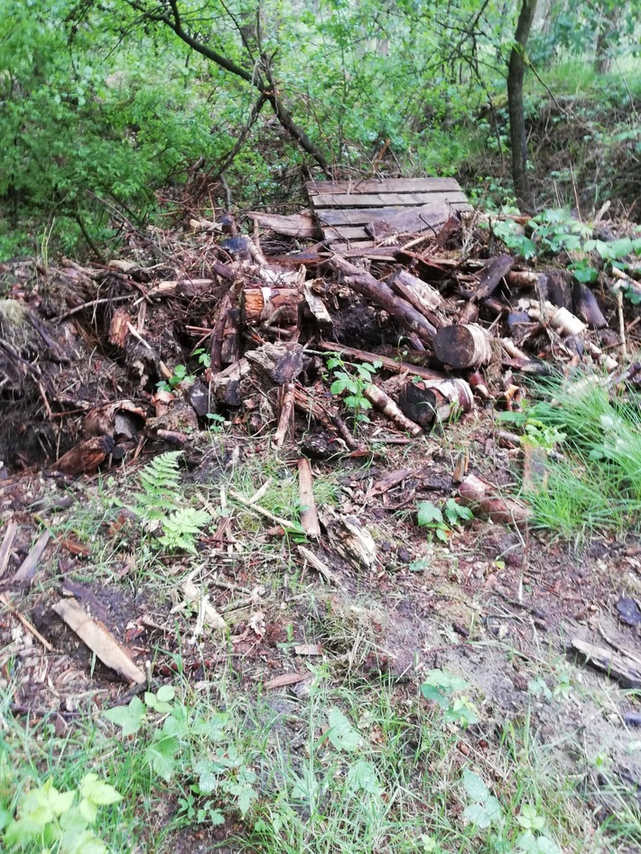 POL-AUR: Aurich - Altreifen im Wald entsorgt