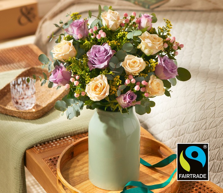 Fairbruary trifft Valentinstag: Bloom & Wild setzt auf Fairtrade und verzichtet bewusst auf rote Rosen