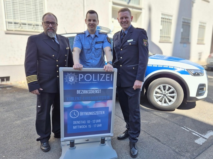 POL-PPKO: Neues Bezirksdienstbüro in Koblenz-Ehrenbreitstein!