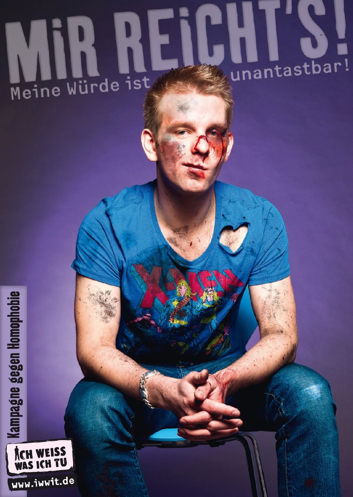 Deutsche AIDS-Hilfe: Starke Bilder zum Tag gegen Homophobie am 17.5. (mit Bild)