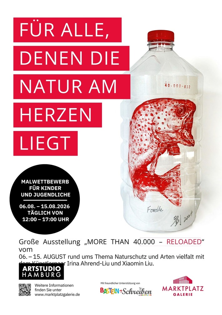 „MORE THAN 40.000 – Reloaded“: Mitmach-Ausstellung in der Marktplatz Galerie