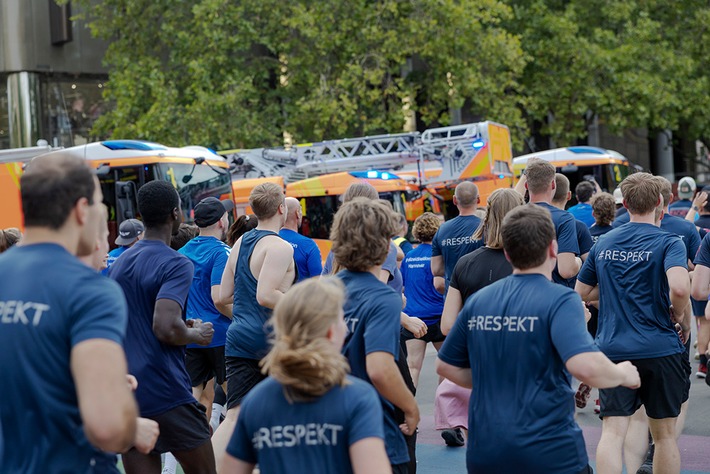 FW Hannover: Mehr als 1.000 Teilnehmende setzen beim "Run4Respect" ein Zeichen für Respekt und gegen Gewalt gegen Einsatzkräfte