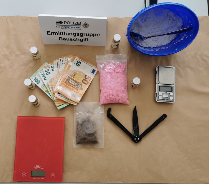 POL-MA: Mannheim: 36-jähriger Tatverdächtiger wegen Verdachts des bewaffneten Drogenhandels in nicht geringer Menge u.a. in Haft