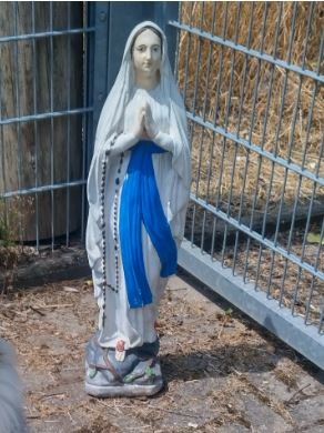 POL-PDLD: gestohlene Madonnenfigur aufgefunden - Tatörtlichkeit gesucht