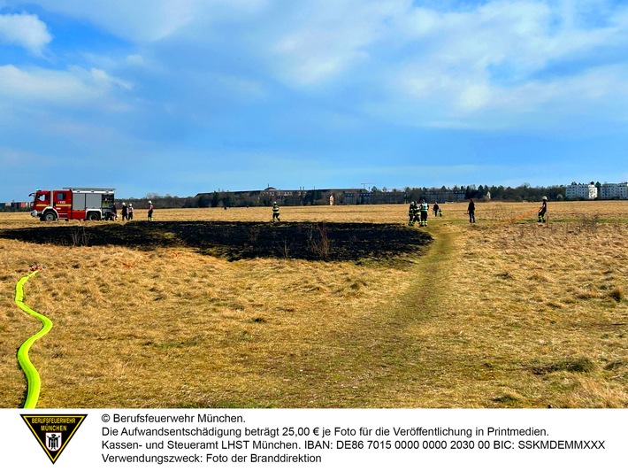 FW-M: Flächenbrand auf der Panzerwiese (Hasenbergl)