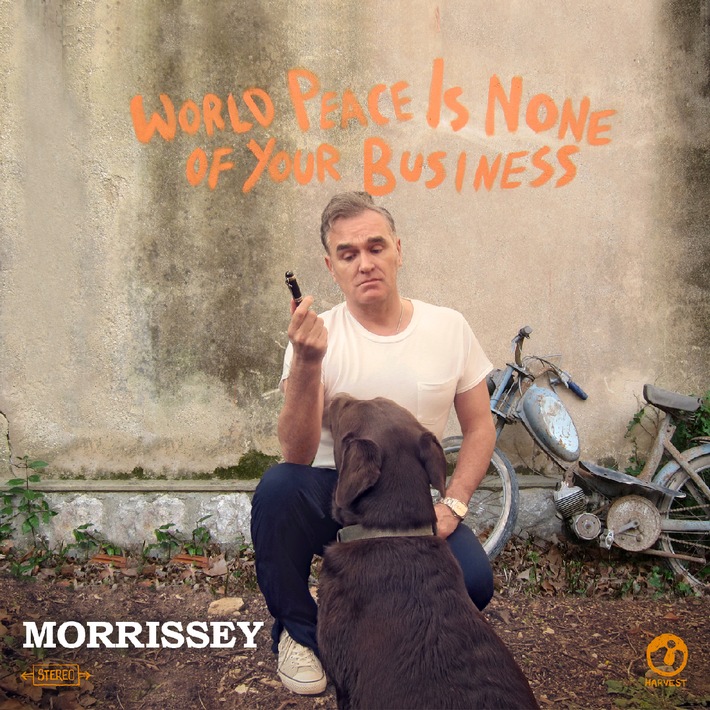 MORRISSEY meldet sich am 11. Juli mit neuem Album zurück: &quot;World Peace Is None Of Your Business&quot;