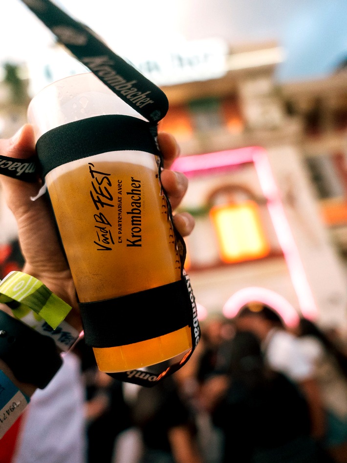 Krombacher apporte le goût de la bière naturelle au V and B Fest&#039; 2023