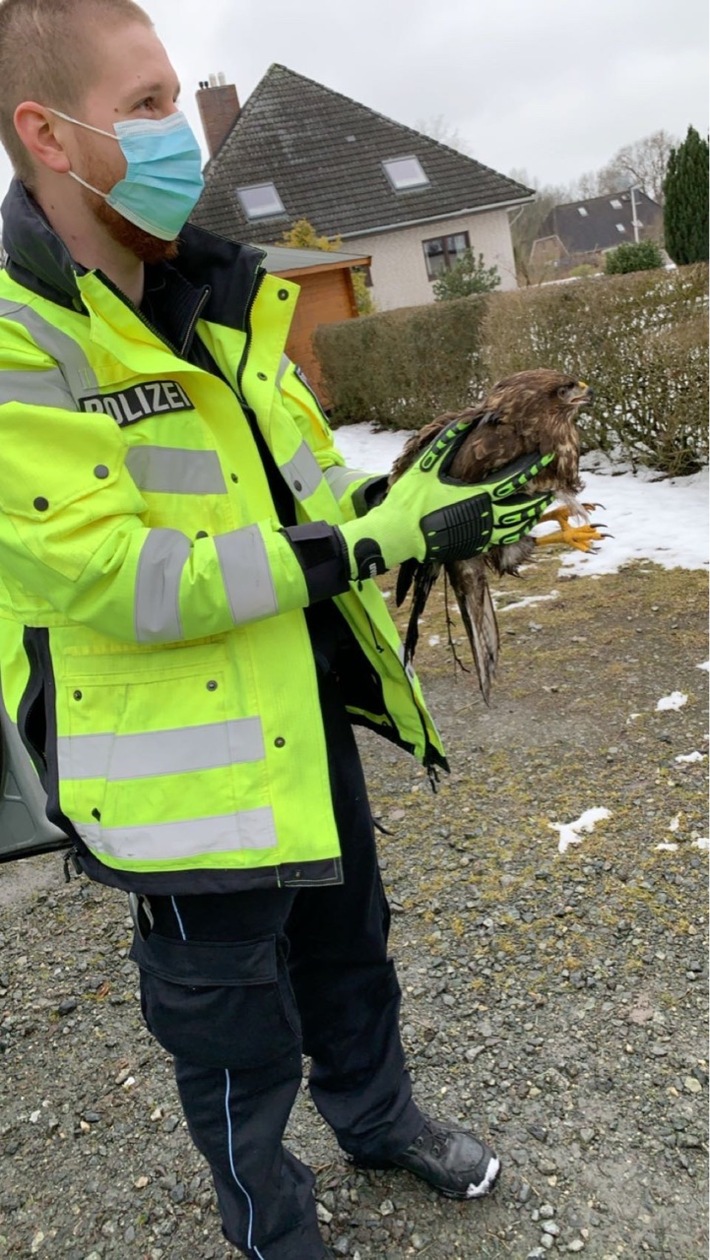 POL-CUX: Unfall auf schneeglatter Autobahn endet glimpflich ++ Tierischer Einsatz in Langen