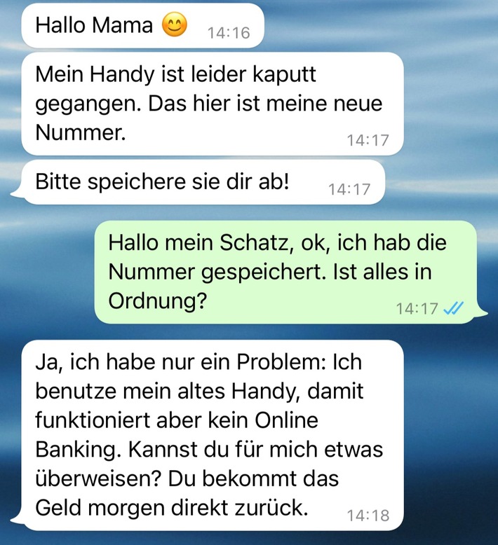 LKA-RP: Warnung vor Betrug per WhatsApp