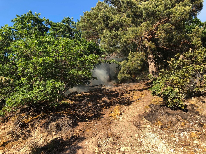 POL-PDKH: Vorsätzliche Brandlegung und Angriff auf Einsatzkräfte