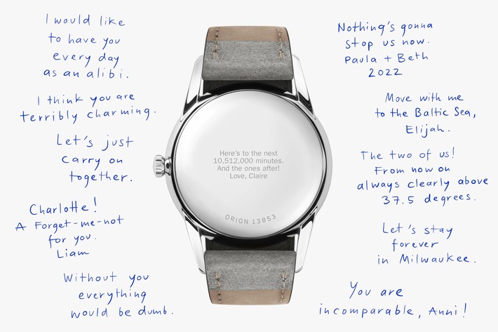 Valentine’s Day: Watches with Love Letters