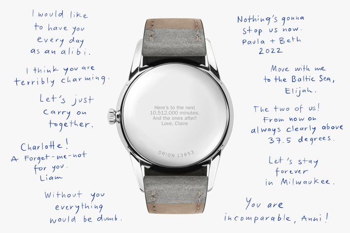 Valentine’s Day: Watches with Love Letters