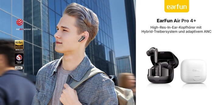 Mit den Air Pro 4+ und dem Wave Pro X präsentiert EarFun zwei top ausgestattete Bluetooth-Kopfhörer