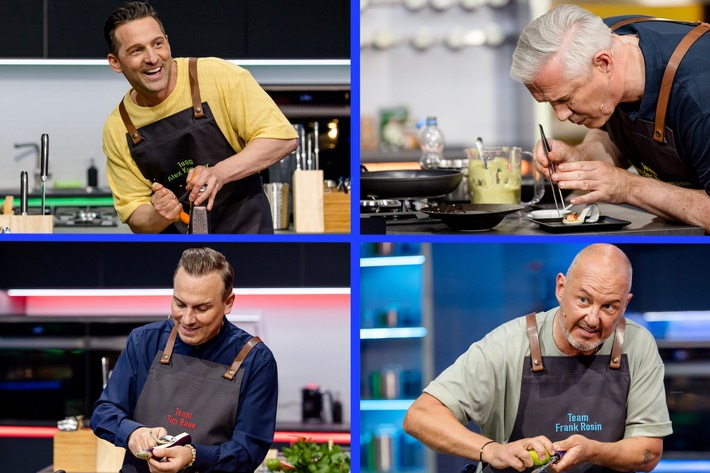 Männer, an den Herd! Bei "The Taste" müssen die Coaches einen perfekten Löffel für Cornelia Poletto kreieren - am Mittwoch, 23. Oktober, um 20:15 Uhr in SAT.1