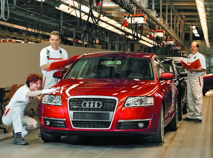Wichtige Weichenstellung am Standort Neckarsulm: Audi startet Produktion der neuen A6 Limousine