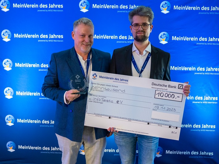Fast dreimal so viele Projekte wie 2025: Ehrenamtspreis MeinVerein des Jahres erreicht neuen Höchststand. Bewerbungen sind noch bis einschließlich morgen, 10. September 2026, möglich