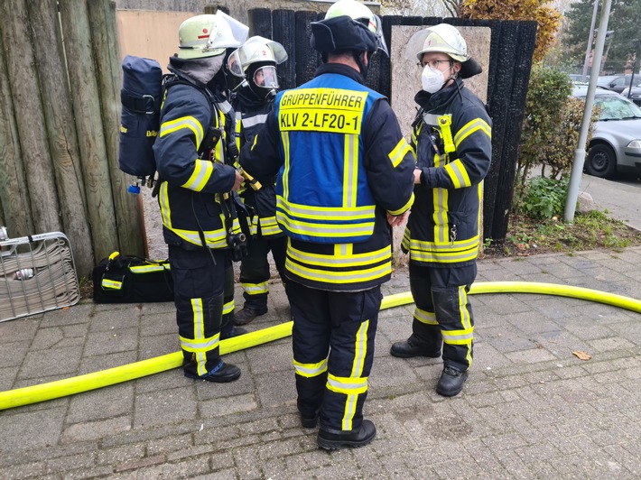 FW-KLE: Kellerbrand an der Brüningstraße