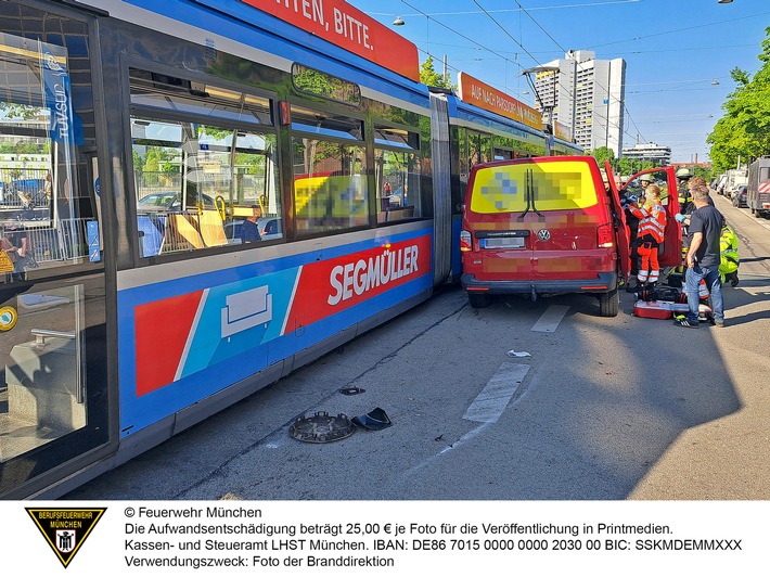 FW-M: Unfall im Kreuzungsbereich (Friedenheim)