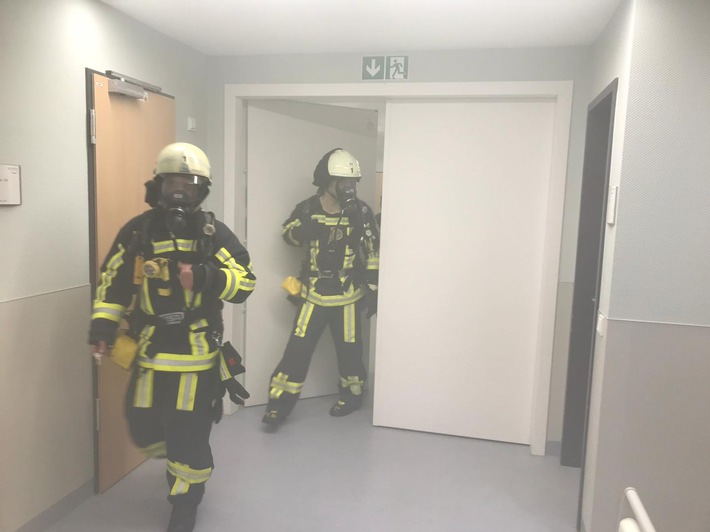 FW-BO: Brandschutzübung im Marienhospital Wattenscheid