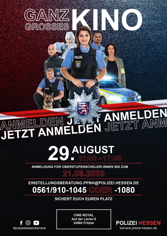 POL-HR: "Ganz großes Kino": Polizei lädt zur Informationsveranstaltung ein