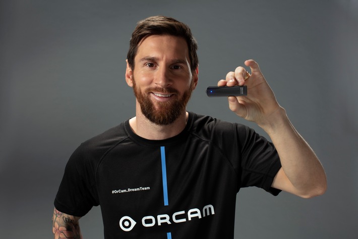 Lionel Messi startet weltweite Kampagne als Botschafter für Blinde mit OrCam Technologies, Israel