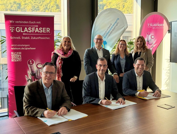 Geförderter Glasfaserausbau: Erste Lückenschlussprojekte im Landkreis Esslingen starten